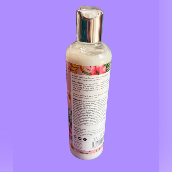 FLORA & CURL HYDRATE ME ORGANIC ROSE & HONEY CREAM SHAMPOO & Conditioner… - Picture 5 of 16
